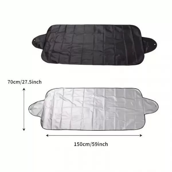 Car windscreen cover, sun shade and frost protector