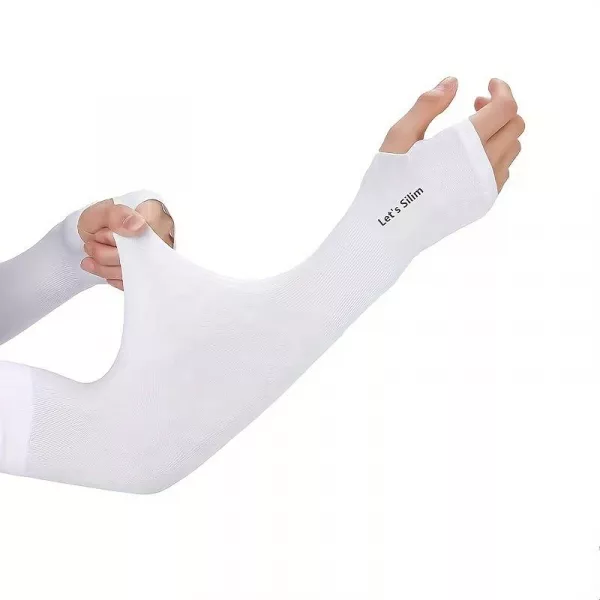 White Arm Warmers