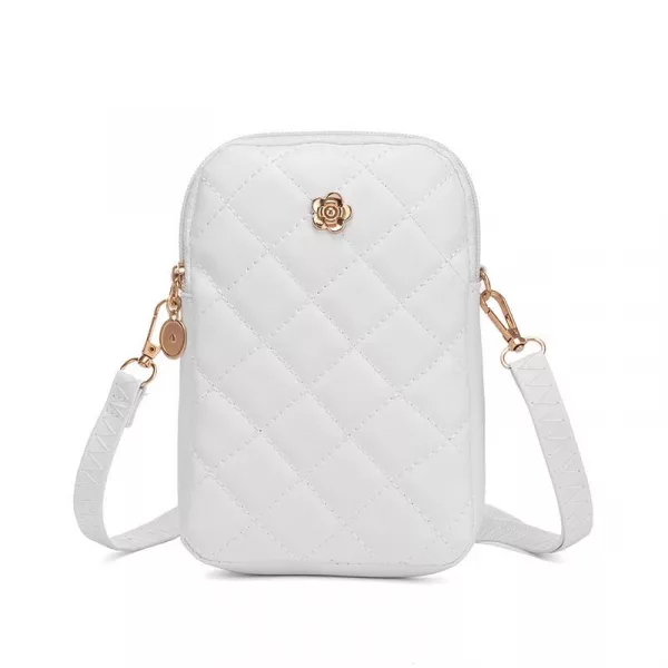 Girls vertical satchel bag White
