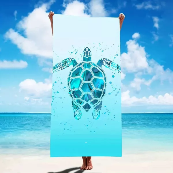 Sea Turtle microfibre Beach Towel