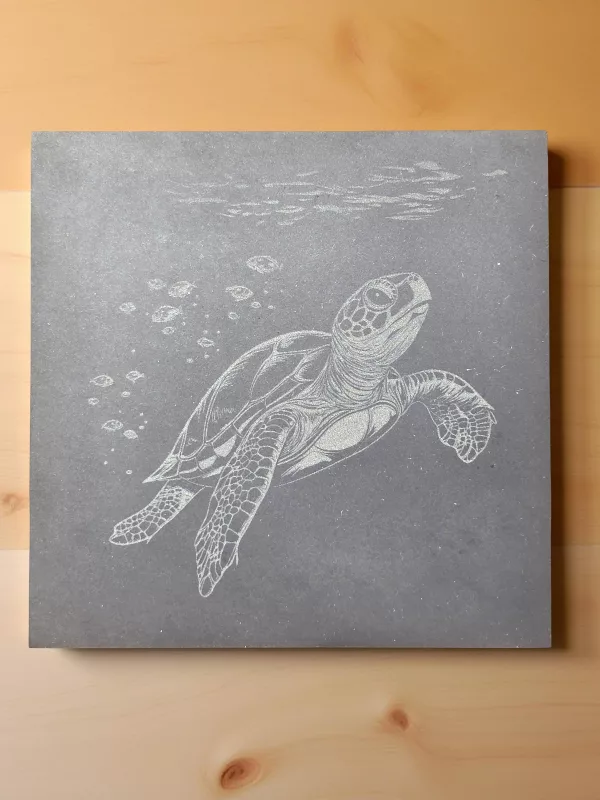 Sea Turtle Slate Coasters - 4 pack contemporary drinks coasters - Image 5