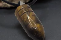 Men's Tigers eye bullet necklace