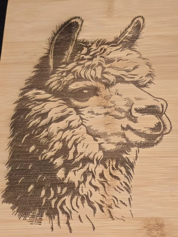 Alpaca Chopping Board with Personalisation Option - Image 13