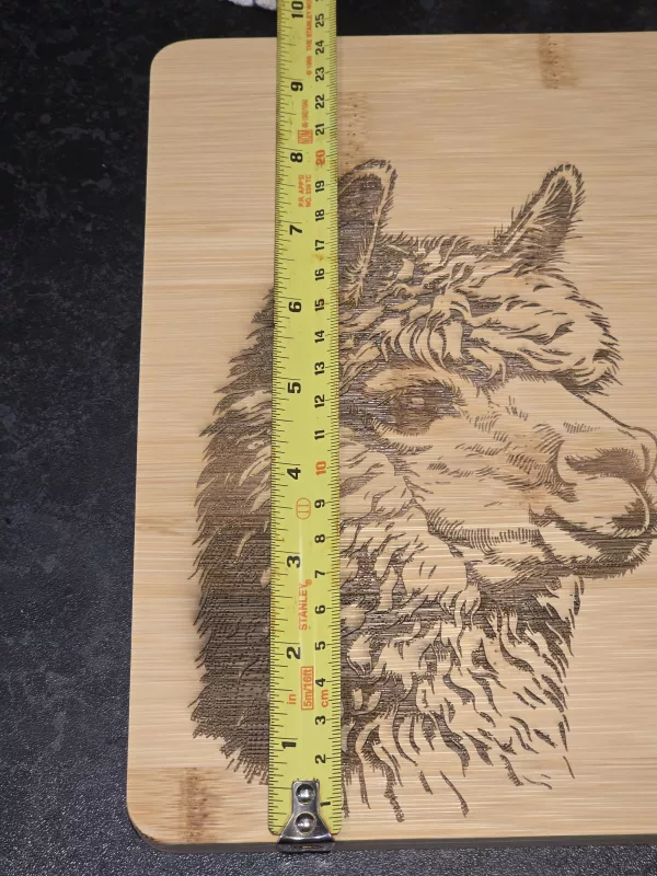 Alpaca Chopping Board with Personalisation Option - Image 8