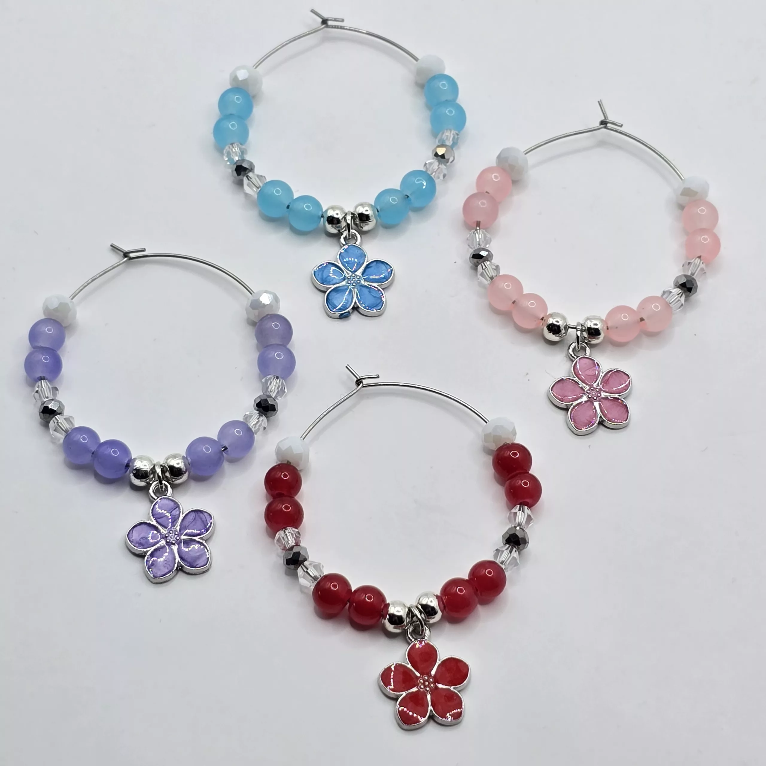 Sakura Glass Charms - Floral Wine / Cocktail Glass Charms - Image 18