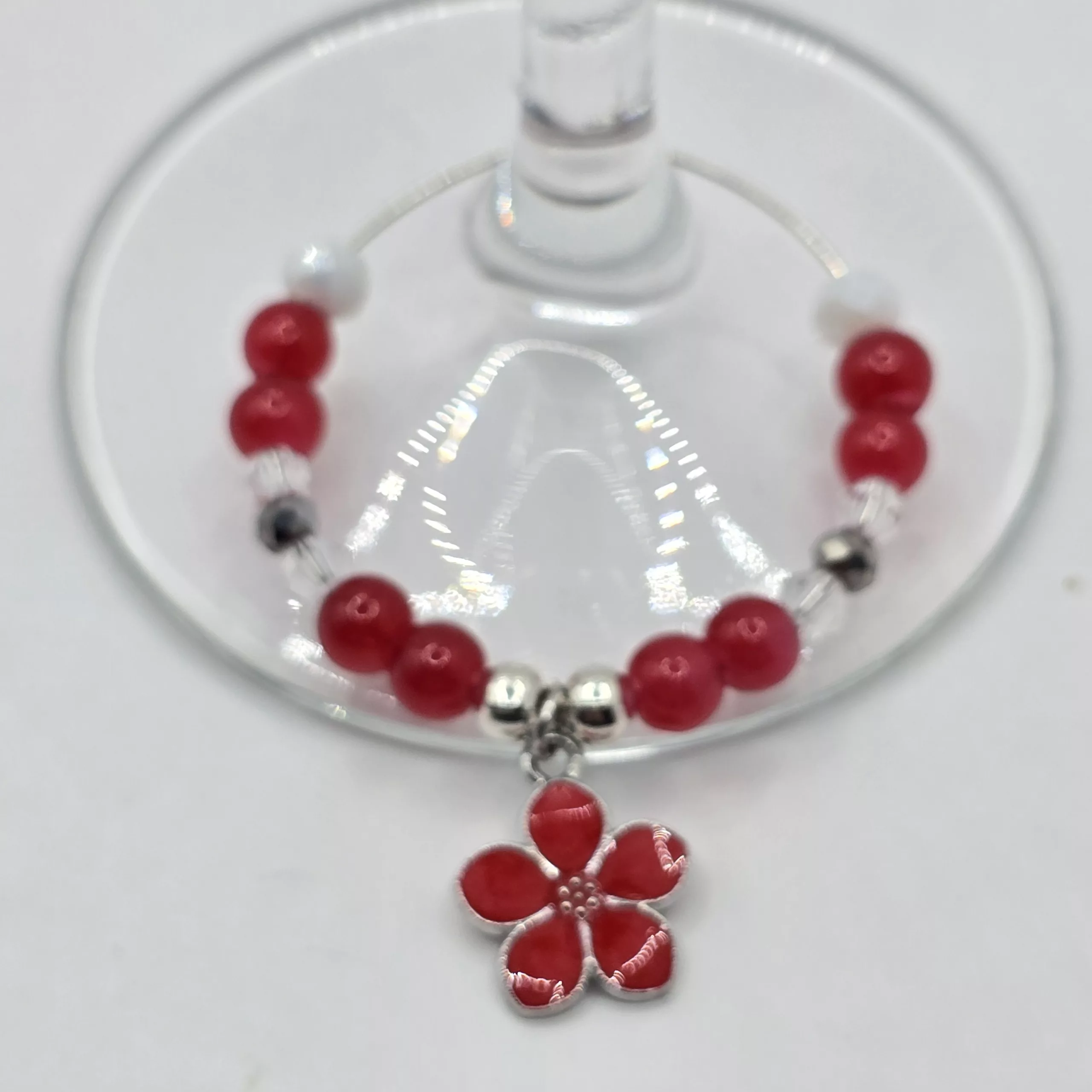 Sakura Glass Charms - Floral Wine / Cocktail Glass Charms - Image 14