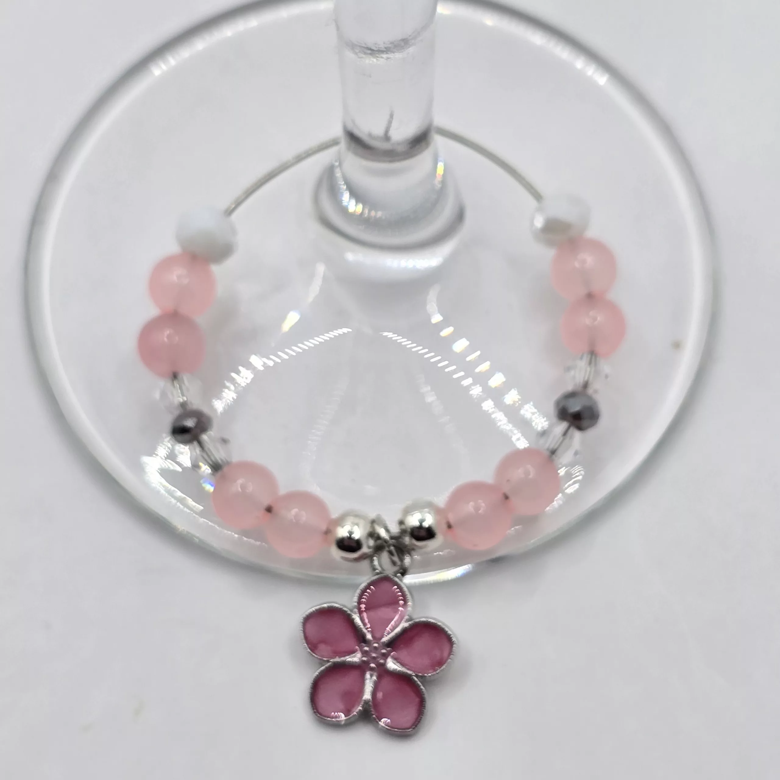 Sakura Glass Charms - Floral Wine / Cocktail Glass Charms - Image 15