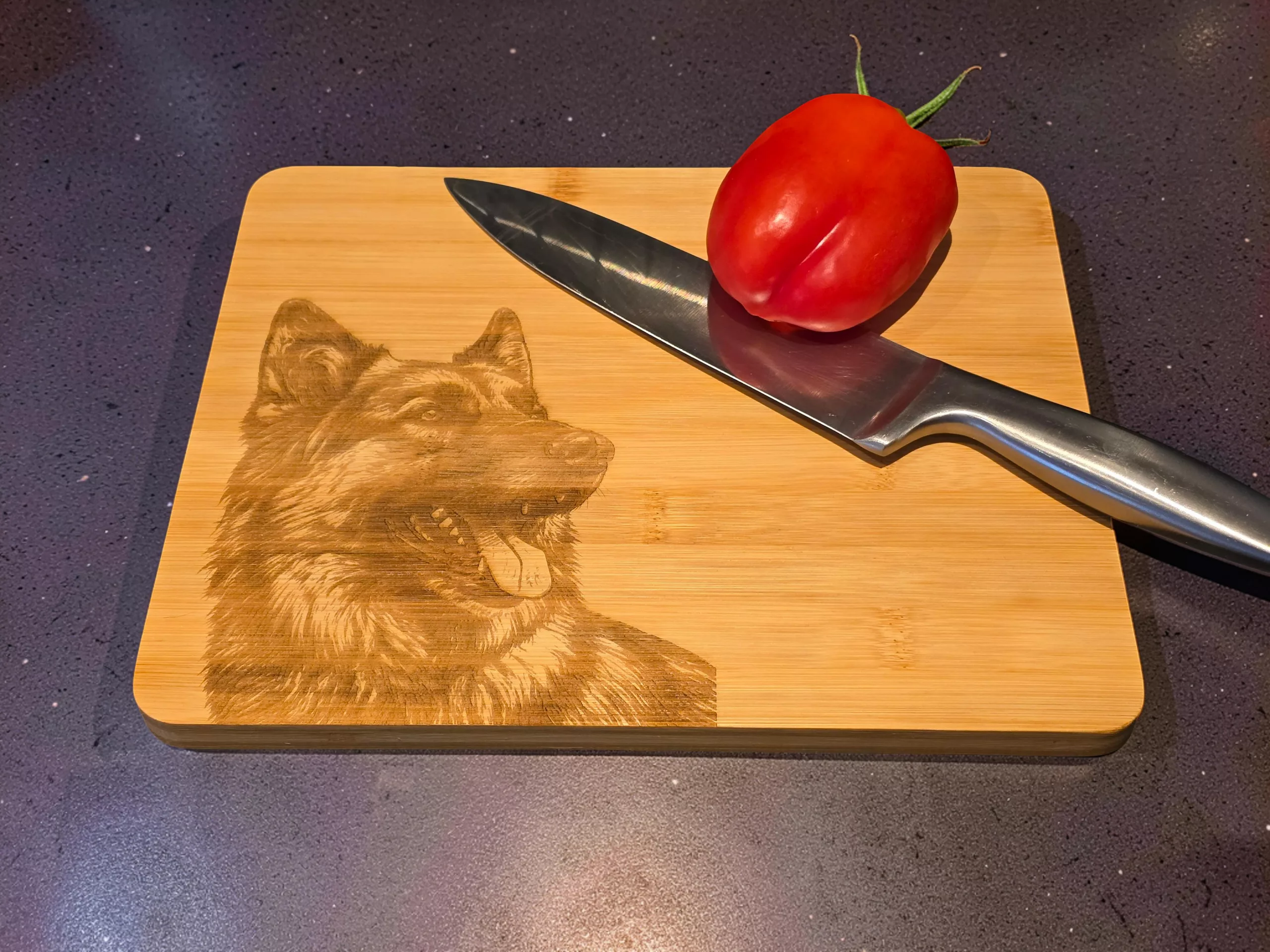 German Sheppard Bamboo Chopping Board 30cm x 24cm - Image 7