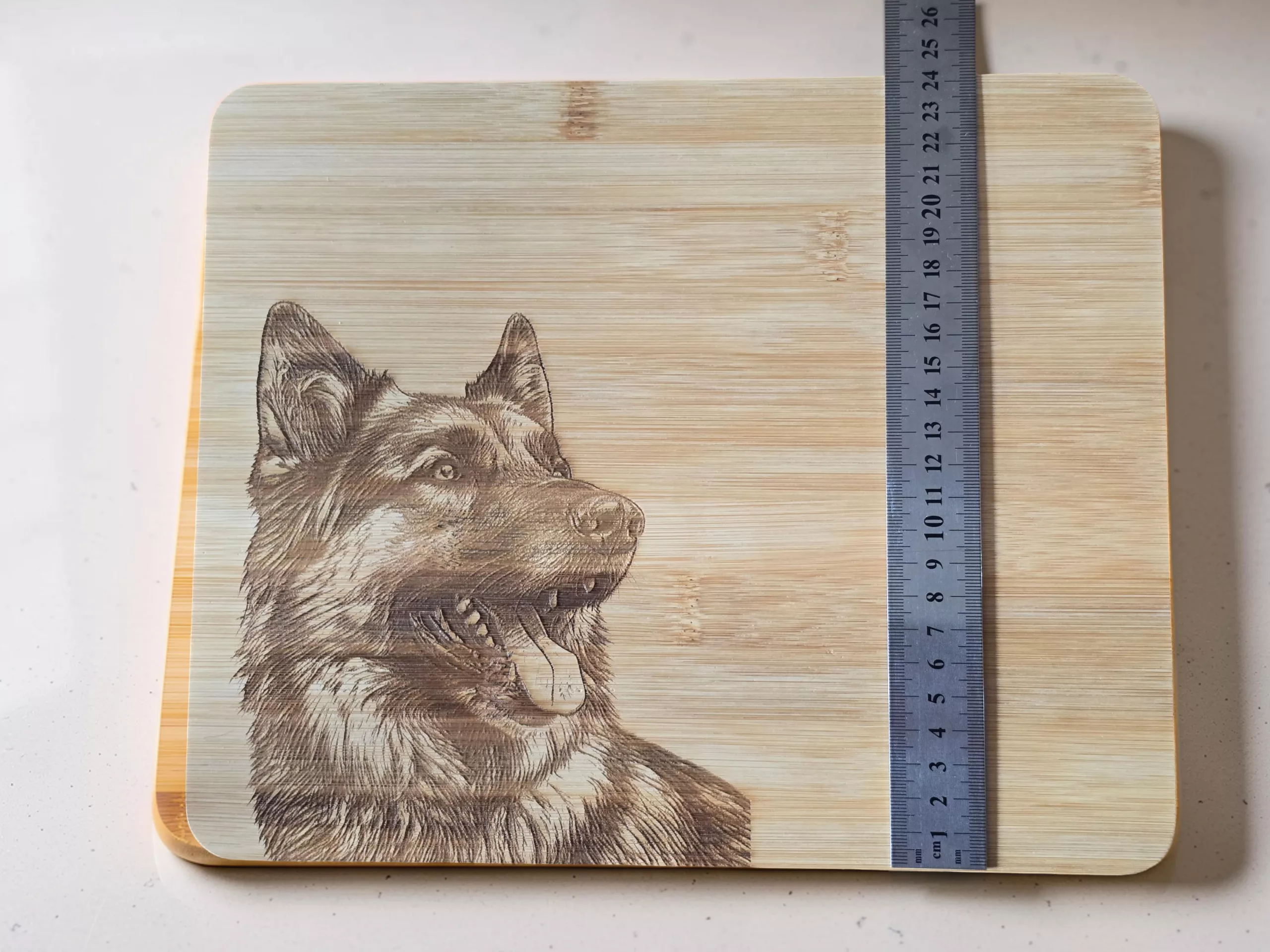 German Sheppard Bamboo Chopping Board 30cm x 24cm - Image 10