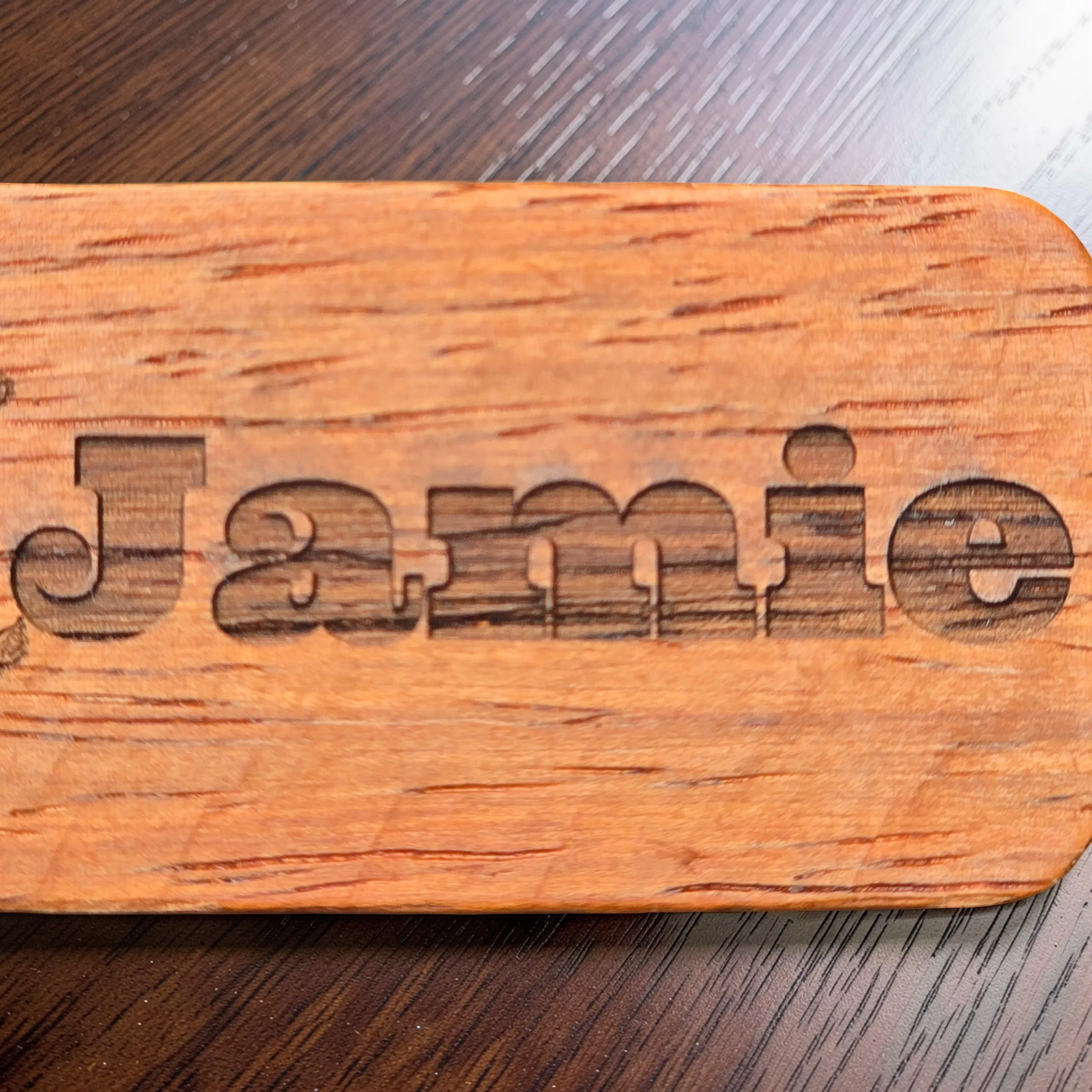 Personalised Highland Cow Keyring, Custom Wooden Bag Tag - Image 14