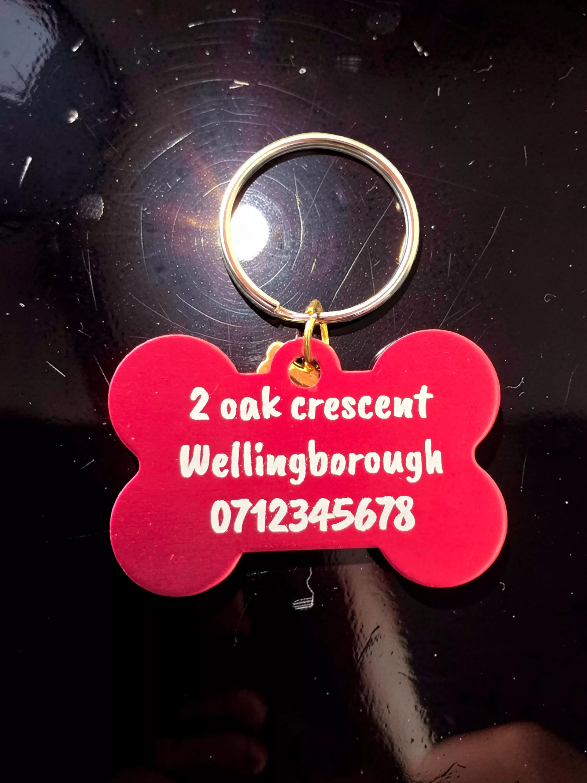 Personalised Dog Tag Bone Shaped Engraved Dog ID Tags - Image 12