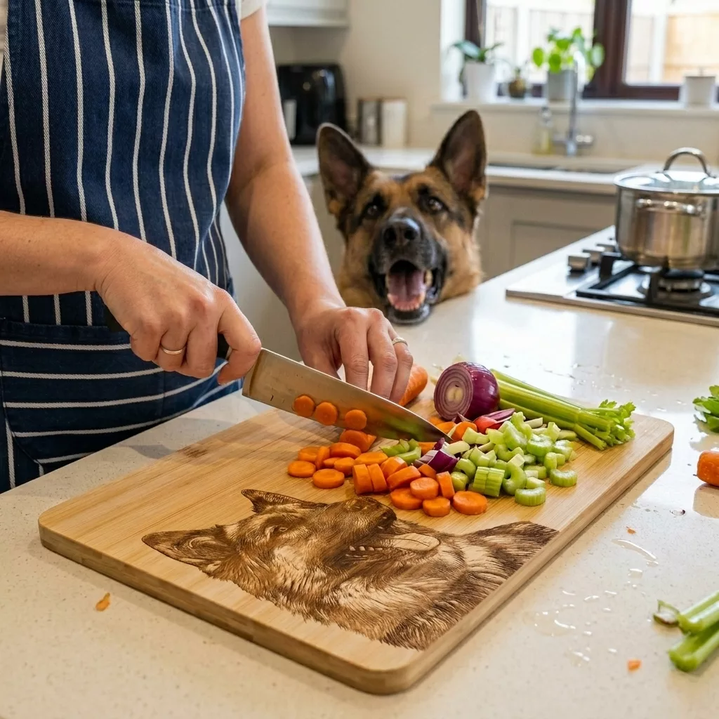 German Sheppard Bamboo Chopping Board 30cm x 24cm - Image 12
