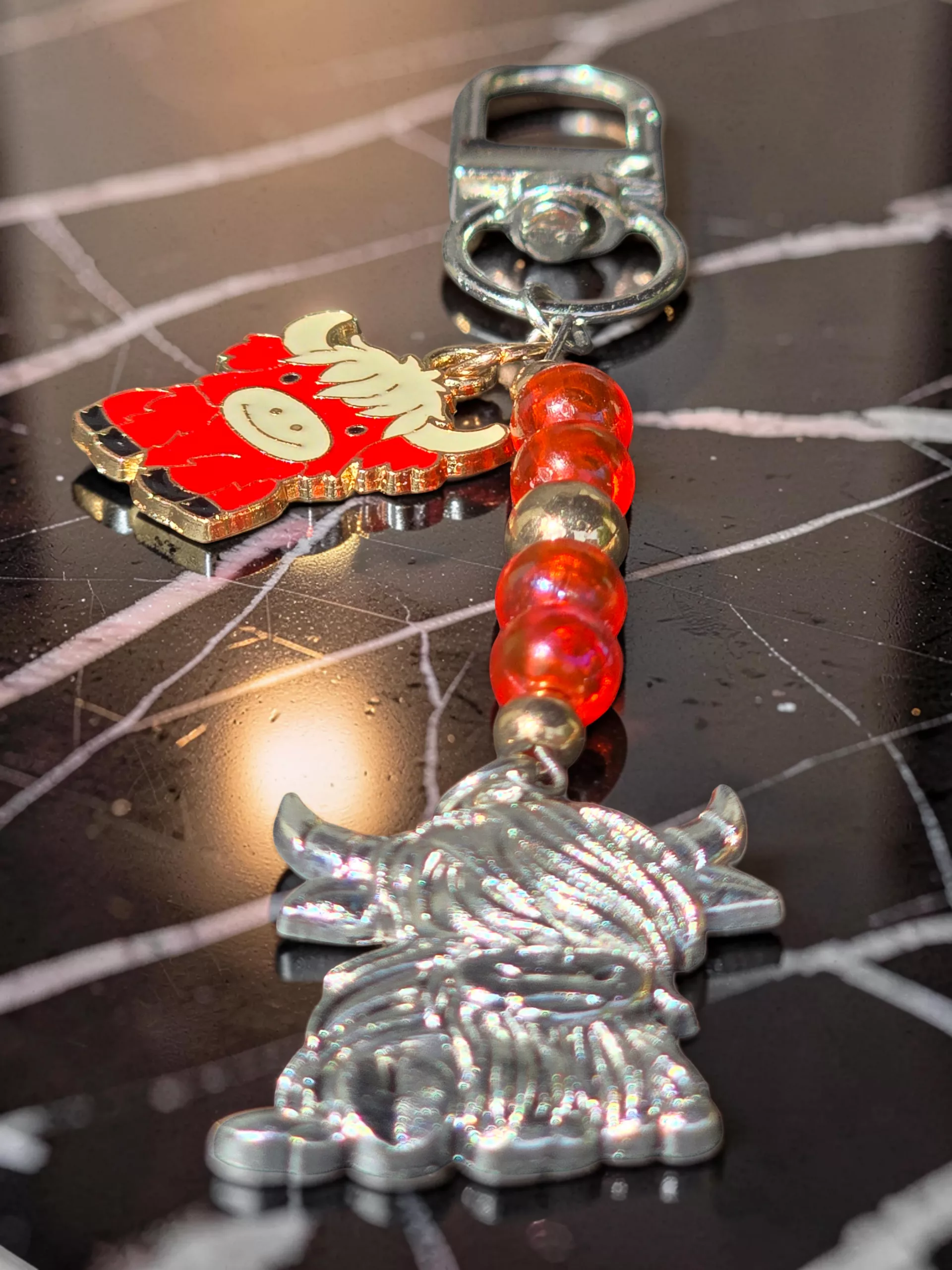 Handcrafted Highland Cow Bag Charm, Scottish Coo Keychain, Cute Purse Charm - Image 15